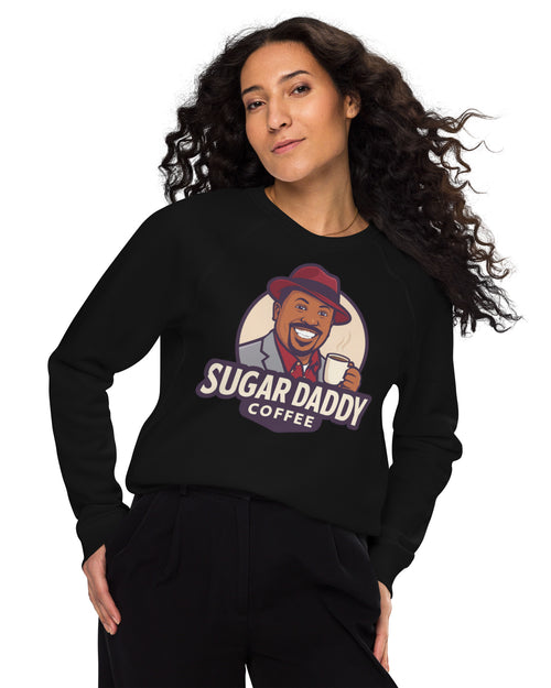 Unisex organic raglan sweatshirt
